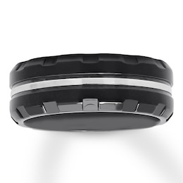 Now + Forever Men's Stainless Steel Wedding Band 9mm