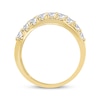 Thumbnail Image 3 of Lab-Grown Diamonds by KAY Crossover Ring 1/2 ct tw 14K Yellow Gold