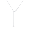 Thumbnail Image 4 of Diamond Teardrop Necklace 1/2 ct tw 10K White Gold