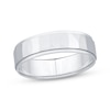 Thumbnail Image 0 of Men's Hammered Ring 10K White Gold