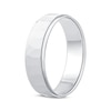 Thumbnail Image 1 of Men's Hammered Ring 10K White Gold