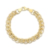 Thumbnail Image 0 of Hollow V Circle Chain Bracelet 8.9mm 10K Yellow Gold 7.5"