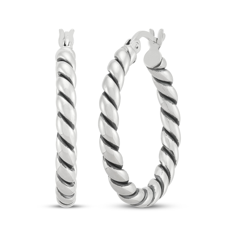 Main Image 5 of Hoop Earrings Gift Set Sterling Silver