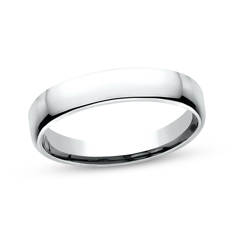 Main Image 1 of Polished Wedding Band 10K White Gold 4.5mm