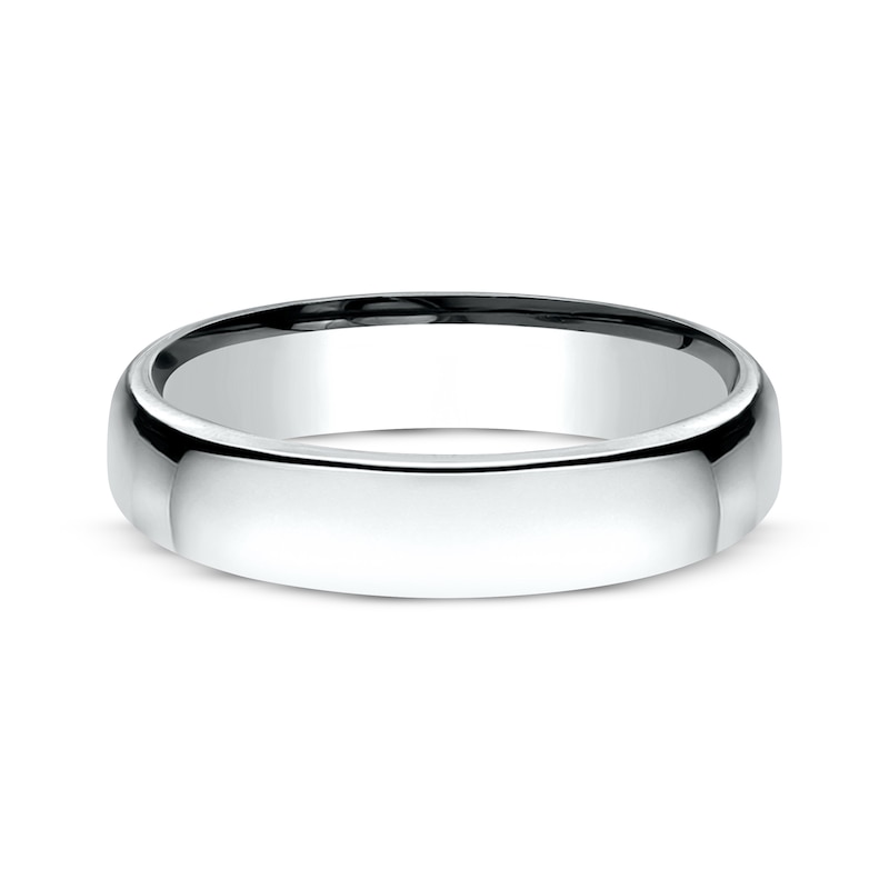 Main Image 3 of Polished Wedding Band 10K White Gold 4.5mm