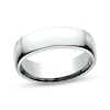 Thumbnail Image 1 of Polished Wedding Band 10K White Gold 6.5mm