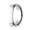 Thumbnail Image 2 of Polished Wedding Band 10K White Gold 6.5mm