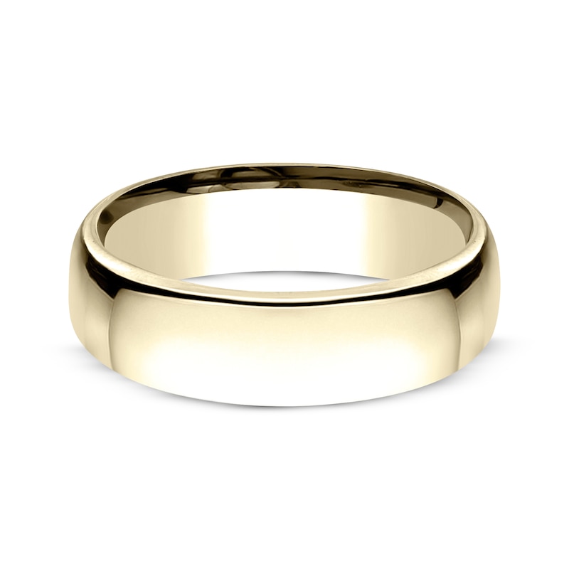 Main Image 3 of Polished Wedding Band 10K Yellow Gold 6.5mm