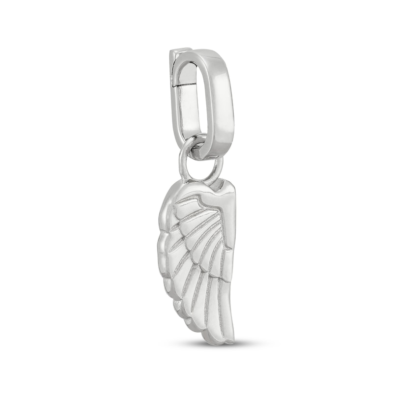 Main Image 2 of Charmed Memories Single Wing Charm Sterling Silver