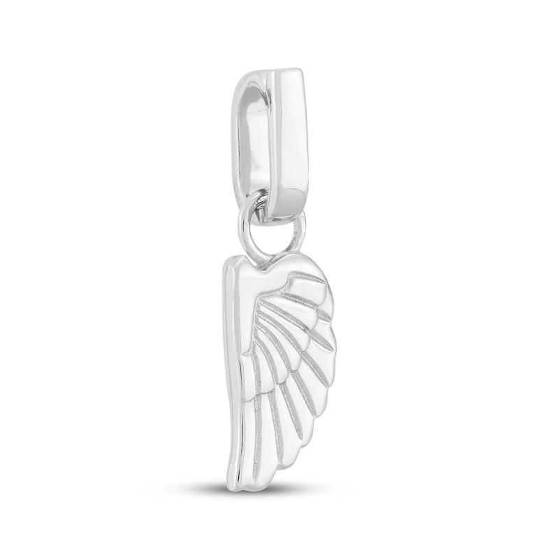 Main Image 4 of Charmed Memories Single Wing Charm Sterling Silver