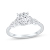 Thumbnail Image 1 of Lab-Grown Diamonds by KAY Round-Cut Hidden Halo Engagement Ring 2 ct tw 14K White Gold