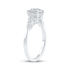 Thumbnail Image 2 of Lab-Grown Diamonds by KAY Round-Cut Hidden Halo Engagement Ring 2 ct tw 14K White Gold