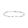 Thumbnail Image 1 of Charmed Memories Rolo Chain Bracelet 5.2mm Solid Sterling Silver 7.5&quot;