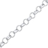 Thumbnail Image 3 of Charmed Memories Rolo Chain Bracelet 5.2mm Solid Sterling Silver 7.5&quot;