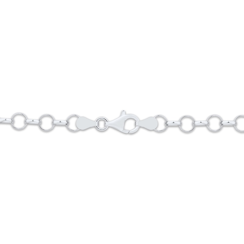 Main Image 4 of Charmed Memories Rolo Chain Bracelet 5.2mm Solid Sterling Silver 7.5&quot;