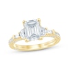 Thumbnail Image 1 of Monique Lhuillier Bliss Emerald-Cut Lab-Grown Diamond Engagement Ring 2 ct tw 18K Yellow Gold