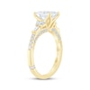 Thumbnail Image 2 of Monique Lhuillier Bliss Emerald-Cut Lab-Grown Diamond Engagement Ring 2 ct tw 18K Yellow Gold