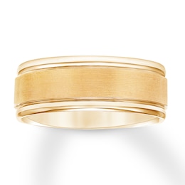 Now + Forever Wedding Band 10K Yellow Gold 8mm