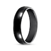 Thumbnail Image 2 of 6mm Polished Wedding Band Black Tungsten Carbide Size 10