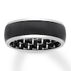 Thumbnail Image 0 of Men's Wedding Band Stainless Steel/Black Ion-Plating 8mm