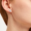 Thumbnail Image 3 of Lab-Grown Diamonds by KAY Solitaire Stud Earrings 4 ct tw 14K White Gold (F/SI2)