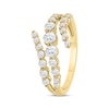 Thumbnail Image 1 of Lab-Created Diamonds by KAY Graduated Spiral Ring 3/4 ct tw 14K Yellow Gold