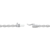 Thumbnail Image 2 of Lab-Grown Diamonds by KAY Baguette & Round-Cut Bracelet 3 ct tw 14K White Gold 7.25"