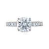 Thumbnail Image 2 of Certified Round-Cut Diamond Engagement Ring 2-1/4 ct tw 14K White Gold