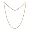 Thumbnail Image 0 of Hollow Figaro Chain Necklace 14K Yellow Gold 18"