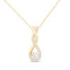 Thumbnail Image 1 of Diamond Twist Necklace 1/3 ct tw 10K Yellow Gold 18&quot;