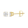 Thumbnail Image 0 of Certified Round-Cut Diamond Solitaire Stud Earrings 1/2 ct tw 14K Yellow Gold (I/I1)