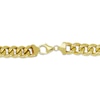 Thumbnail Image 2 of Hollow Puff Curb Chain Bracelet 10.3mm 10K Yellow Gold 8"