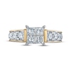 Thumbnail Image 3 of Princess-Cut Diamond Quad Engagement Ring 1-3/4 ct tw 14K Two-Tone Gold