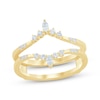 Thumbnail Image 1 of Now + Forever Marquise & Round-Cut Diamond Contour Enhancer Ring 1/4 ct tw 14K Yellow Gold