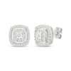 Thumbnail Image 3 of Diamond Cushion Halo Gift Set 1 ct tw 10K White Gold