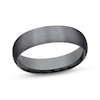 Thumbnail Image 1 of Satin-Finish Wedding Band Dark Gray Tantalum 6mm