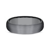 Thumbnail Image 3 of Satin-Finish Wedding Band Dark Gray Tantalum 6mm