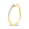 Thumbnail Image 2 of Now + Forever Diamond Swirl Anniversary Ring 1/15 ct tw 10K Yellow Gold