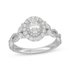 Thumbnail Image 1 of Neil Lane Premiere Oval-Cut Diamond Halo Engagement Ring 1-1/4 ct tw 14K White Gold