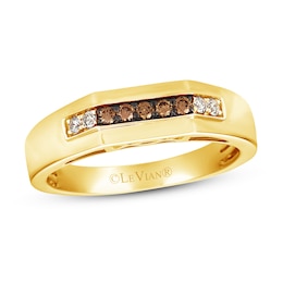 Le Vian Men's Diamond Ring 1/5 ct tw 14K Honey Gold