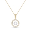 Thumbnail Image 1 of Unstoppable Love Round-Cut Diamond Necklace 1/3 ct tw 10K Yellow Gold 19&quot;