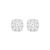 Thumbnail Image 2 of Multi-Diamond Stud Earrings 1 ct tw 14K White Gold