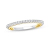 Thumbnail Image 1 of Threads of Love Diamond Wedding Band 1/5 ct tw 14K Two-Tone Gold