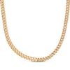 Thumbnail Image 1 of Hollow Cuban Curb Chain Necklace 10K Yellow Gold 24&quot;