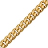 Thumbnail Image 2 of Hollow Cuban Curb Chain Necklace 10K Yellow Gold 24&quot;