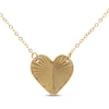 Thumbnail Image 1 of Diamond-Cut Heart Necklace 10K Yellow Gold 18&quot;