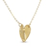 Thumbnail Image 2 of Diamond-Cut Heart Necklace 10K Yellow Gold 18&quot;