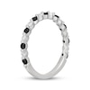 Thumbnail Image 2 of Neil Lane Black & White Diamond Anniversary Ring 1/2 ct tw 14K White Gold