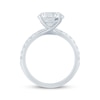 Thumbnail Image 2 of Lab-Created Diamonds by KAY Round-Cut Engagement Ring 3-1/3 ct tw 14K White Gold