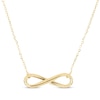 Thumbnail Image 1 of Infinity Necklace 10K Yellow Gold 18&quot;